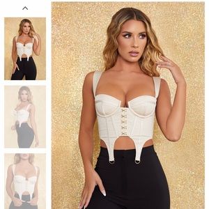 Oh Polly NWT UNDERWIRED CORSET CROP TOP